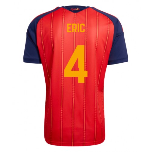 Espanja Eric Garcia #4 Kotipaita MM-kisat 2026 Lyhythihainen